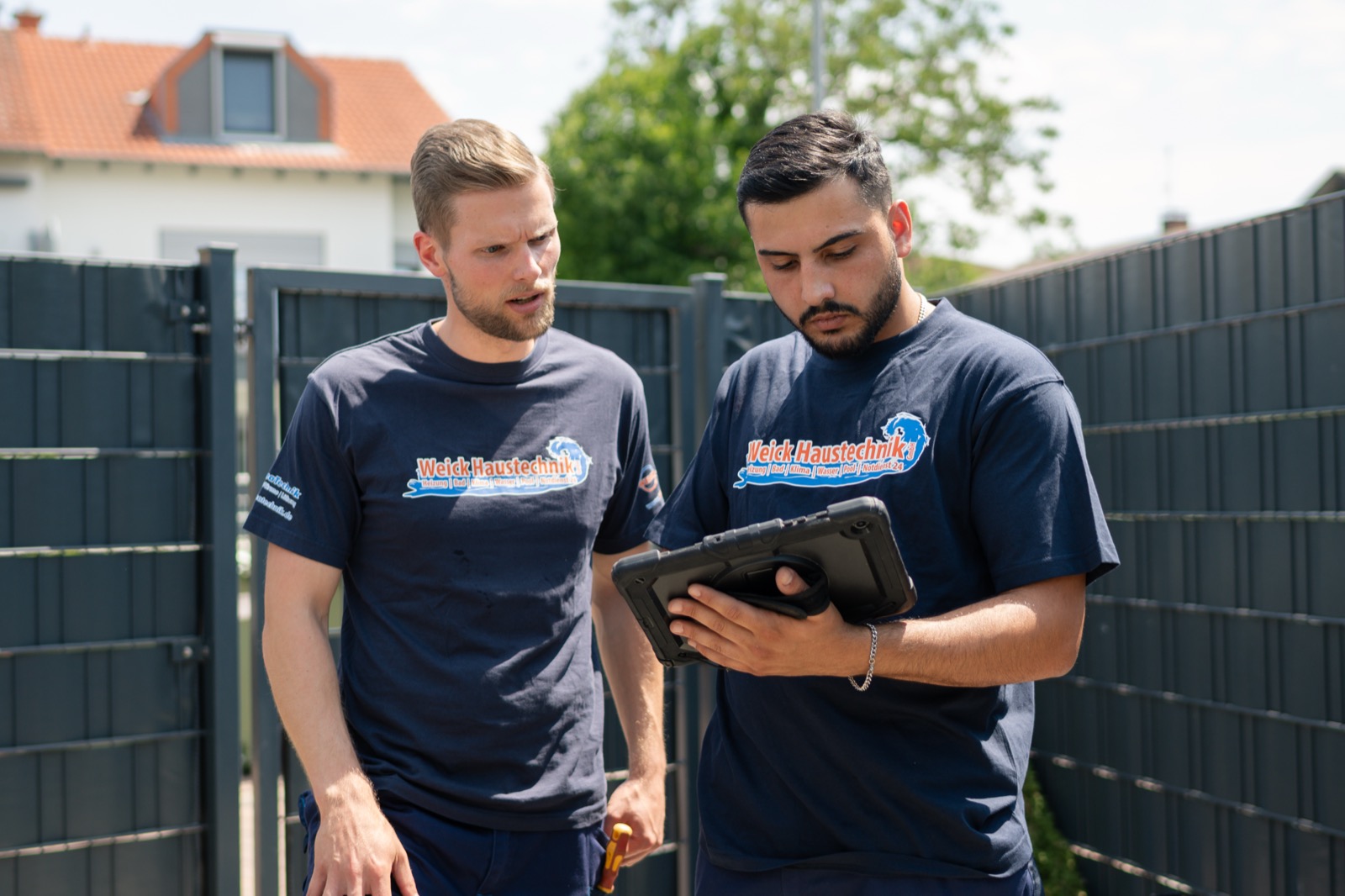 Weick Servicetechniker im Einsatz